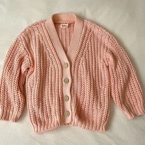 babaà No. 18 Cardigan in Petal Plum XXS